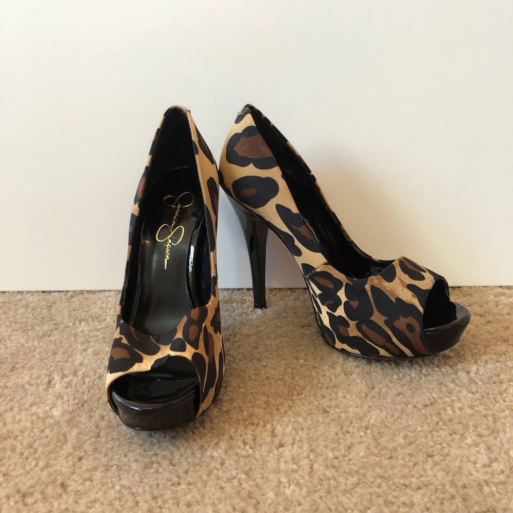 Jessica Simpson Leopard Heels